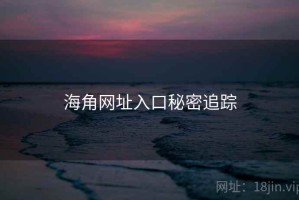 海角网址入口秘密追踪