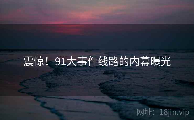 震惊！91大事件线路的内幕曝光