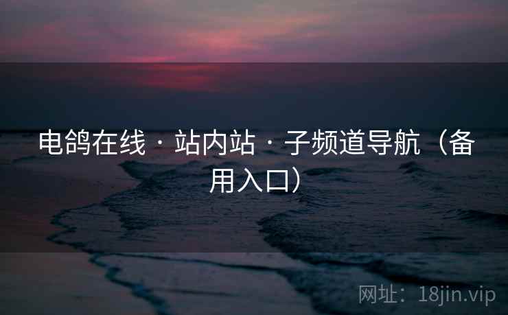 电鸽在线 · 站内站 · 子频道导航（备用入口）